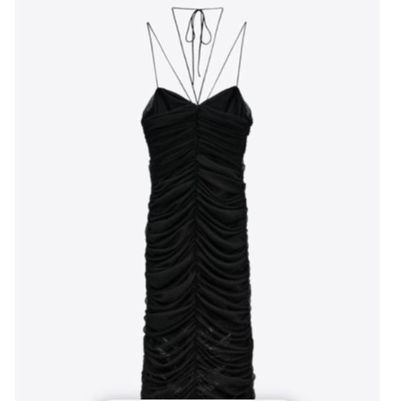 Zara Black Midi Dress - Picture 4 of 5